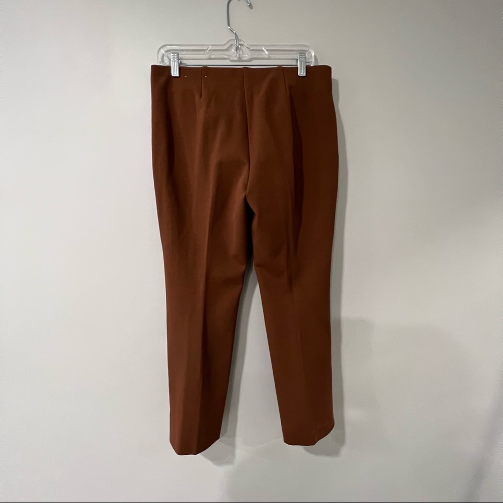 Chico's Petite Brevity Brown Juliet Ankle Pants .5 / S / 6 Petite - Picture 5 of 6